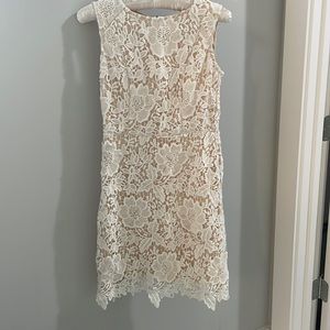 White lace dress